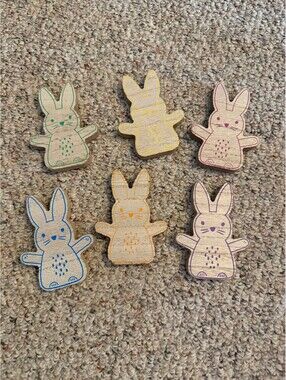 Walmart Wooden stacking bunnies (6) set kids toys